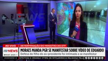Moraes marca interrogatório de Eduardo Bolsonaro para o dia 14 de abril