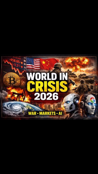 “World in Crisis 2026: War, Markets, AI Boom and Rising Global Tensions Shake the Future” 🌍🔥