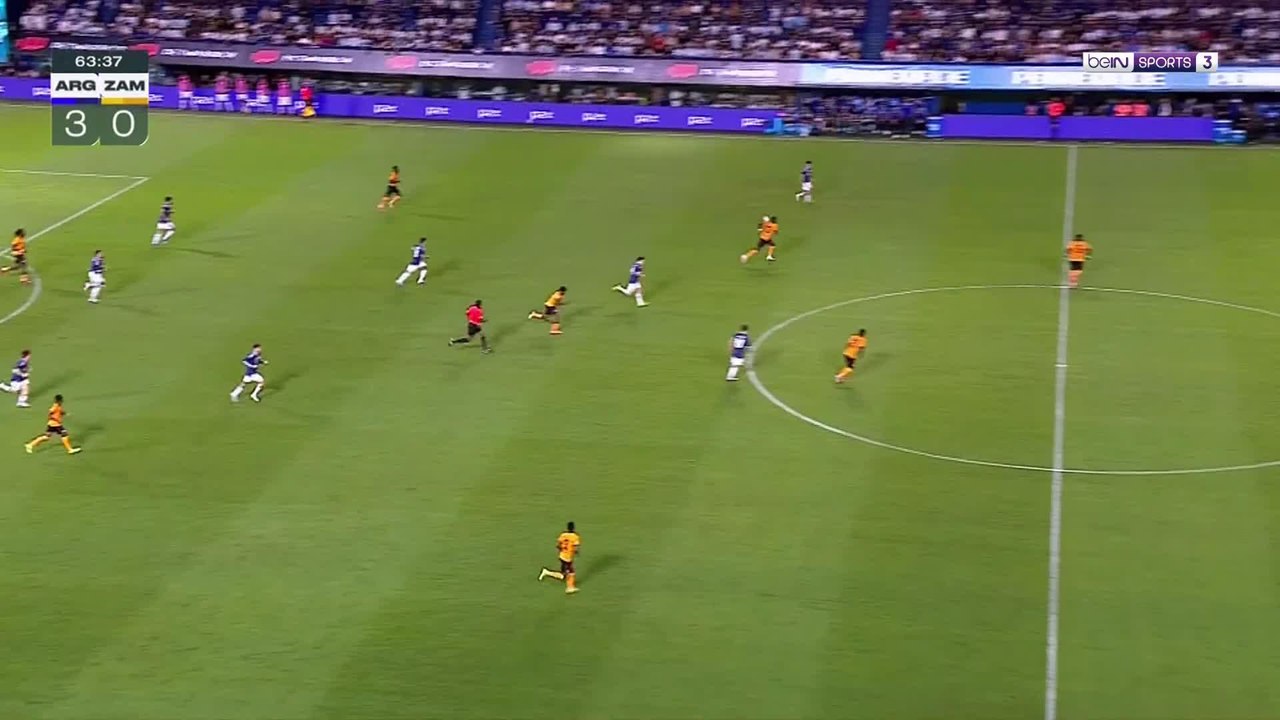 two goals Messi (argentina vs Zambia)