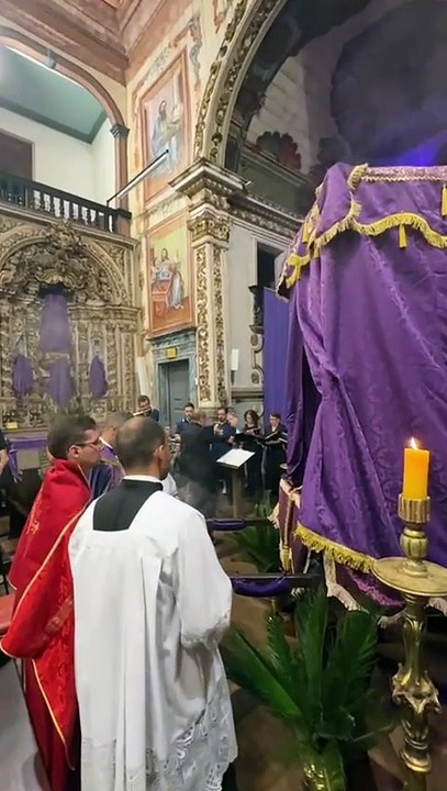Semana Santa em Mariana: Procissão e Encontro de Jesus e Maria