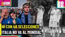 ¡Increíble! Italia se queda fuera del Mundial por tercera vez seguida