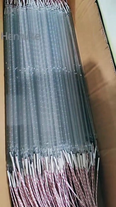 2000w Halogen Lamp 720mm Half White Infrared Halogen Bulb For Blowing Machines