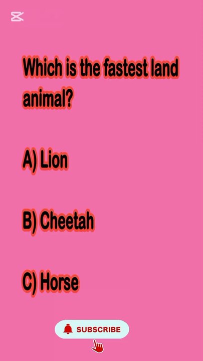 Fastest animal in the world ???