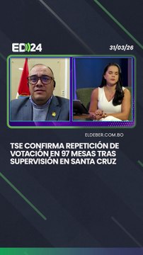 El presidente del TSE, Gustavo Ávila, reconoció fallas logísticas del Tribunal Electoral Departamental de Santa Cruz que afectaron el desarrollo del proceso electoral en el departamento, además de su credibilidad.