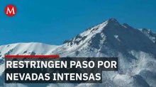 Autoridades bloquean acceso al Nevado de Toluca tras caída de nieve