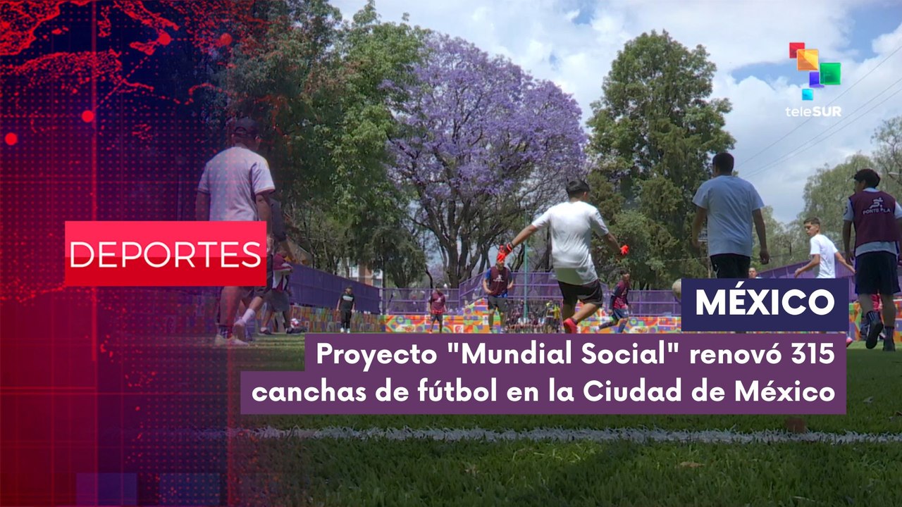 DEPORTES EDICIÓN CENTRAL | Proyecto "Mundial Social" renovó 315 canchas de fútbol en la Ciudad de México 31-03-2026