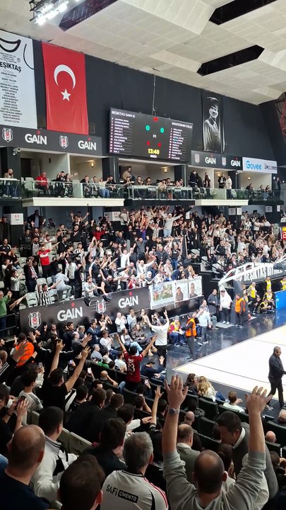 Emirhan Topçu'nun Üçlüsü - Beşiktaş Gain v Bahçeşehir Koleji - BKT EuroCup Yarı Final İlk Maç