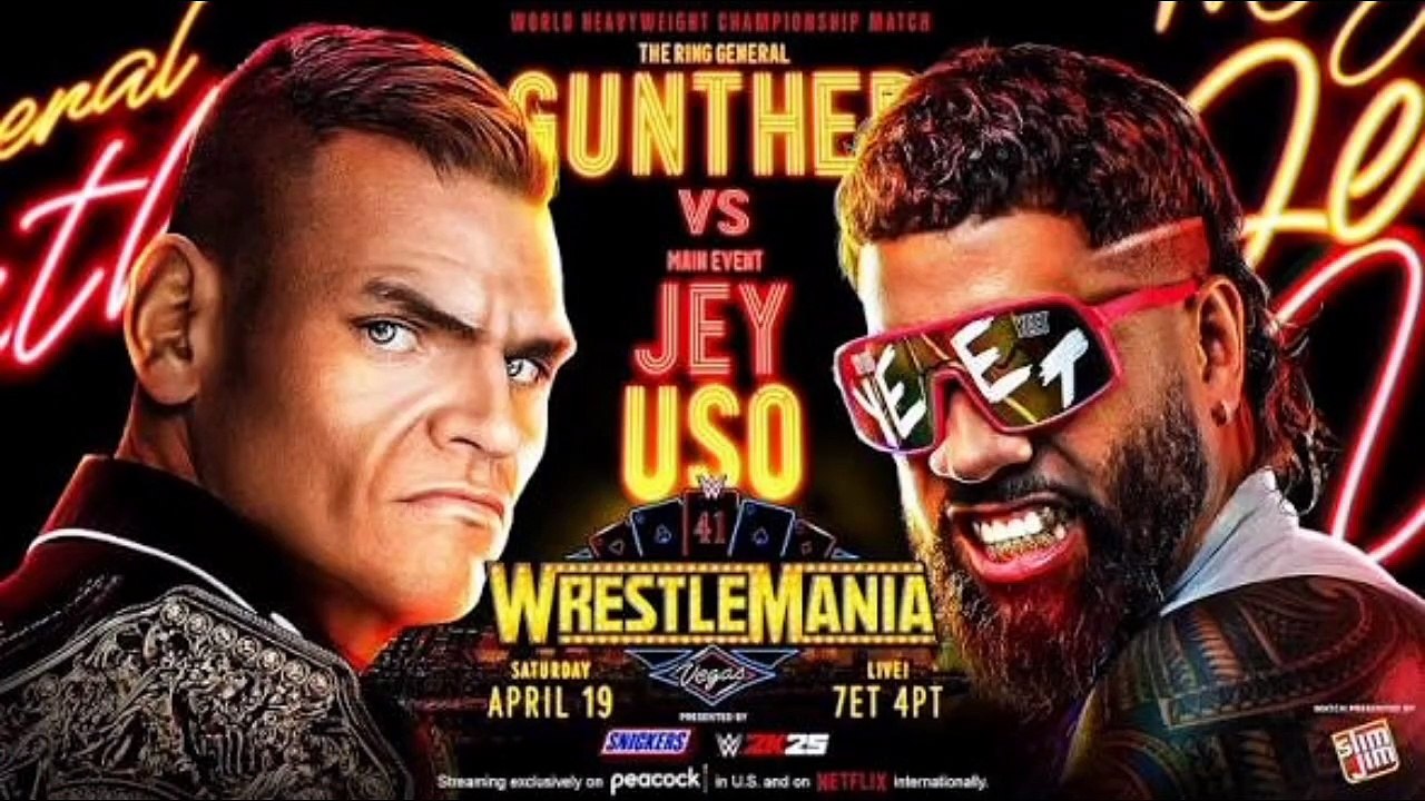 WWE WrestleMania 41 - Jey Uso vs Gunther (World Heavyweight Championship)