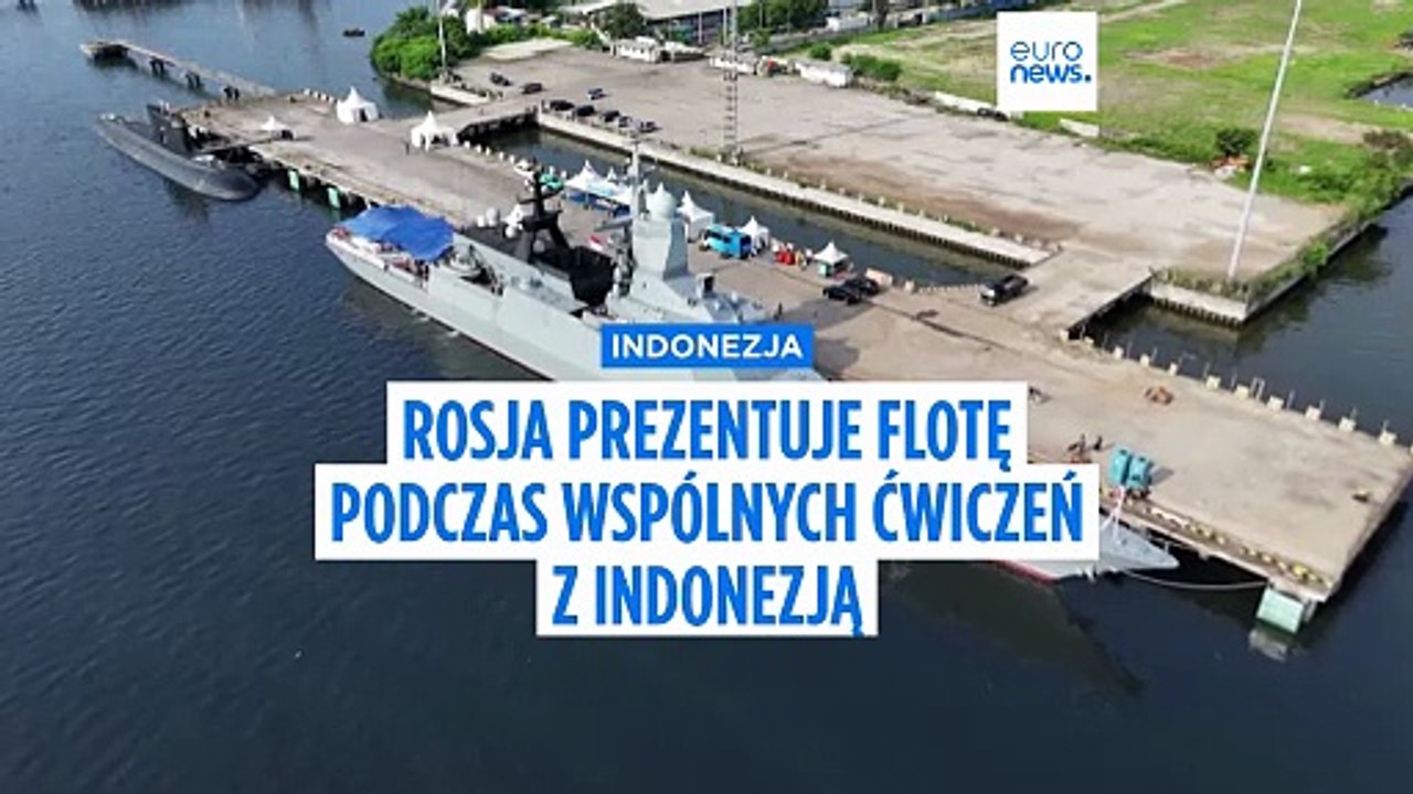 Rosyjska flota morska zaprezentowana podczas wspólnych ćwiczeń z Indonezją