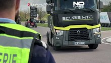 Водители грузовиков протестуют под Парижем из-за роста цен на топливо