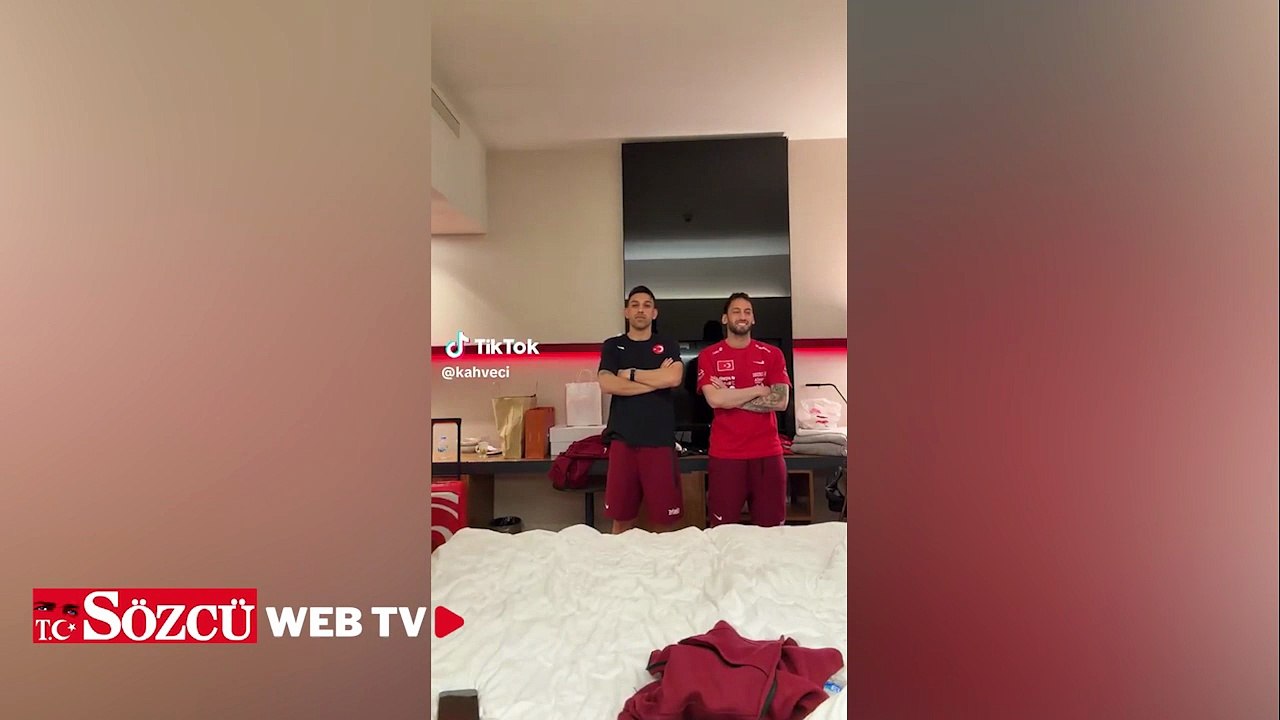 İrfan Can Kahveci, Hakan Çalhanoğlu ve Merih Demiral’ın Dünya Kupası sevinci