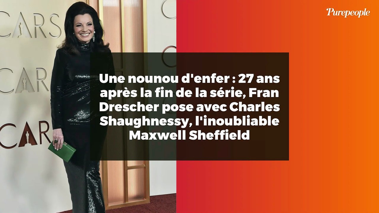 Une nounou d'enfer : 27 ans après la fin de la série, Fran Drescher pose avec Charles Shaughnessy, l'inoubliable Maxwell Sheffield
