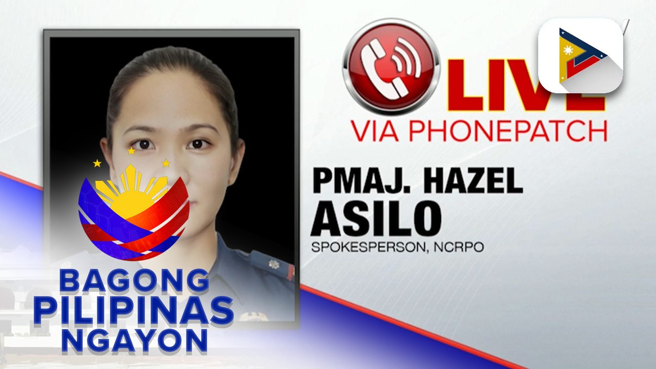 Panayam kay NCRPO Spokesperson, PMaj. Hazel Asilo ukol sa mga paghahanda sa seguridad ngayong #SemanaSanta2026 sa NCR