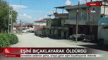 Annesine saldıran şahıs, araya giren eşini bıçaklayarak öldürdü