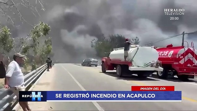 ¡Se desata el infierno en Acapulco! Incendio arrasa con corralón y consume decenas de vehículos