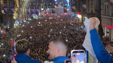 Locura en las calles de Sarajevo tras la clasificación de Bosnia