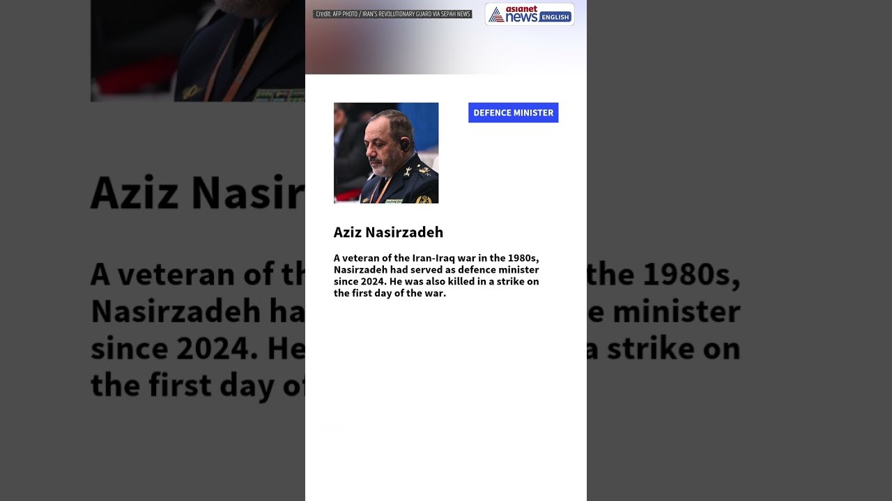 From Ali Khamenei to Generals: Iran’s Power Structure Hit Hard | War News #Shorts