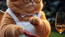 Cat Chef 😻🍽️  Tasty & Whimsy Cooking Moments 😍
