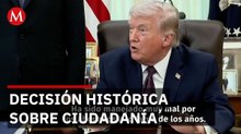 Corte Suprema analiza ciudadanía por nacimiento con presencia de Donald Trump