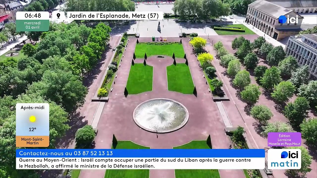 01/04/2026 -  ici matin par Ici Lorraine (Moselle et Pays Haut) en vidéo