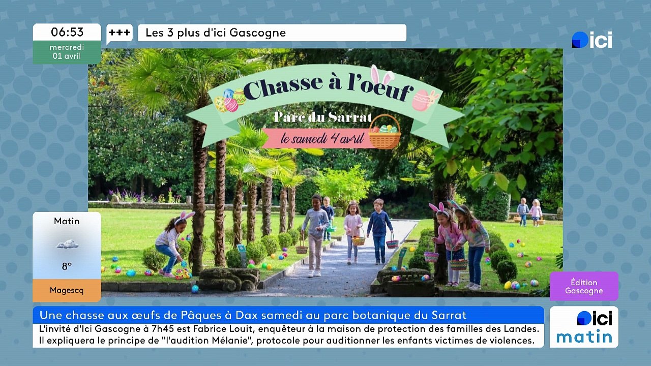 01/04/2026 - ici matin par ici Gascogne en vidéo