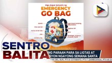Narito ang ilang paraan para sa ligtas at maayos na bakasyon ngayong #SemanaSanta2026 | ulat ni Sheila Natividad