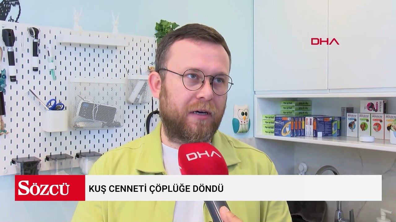 Kuş cenneti çöplüğe döndü