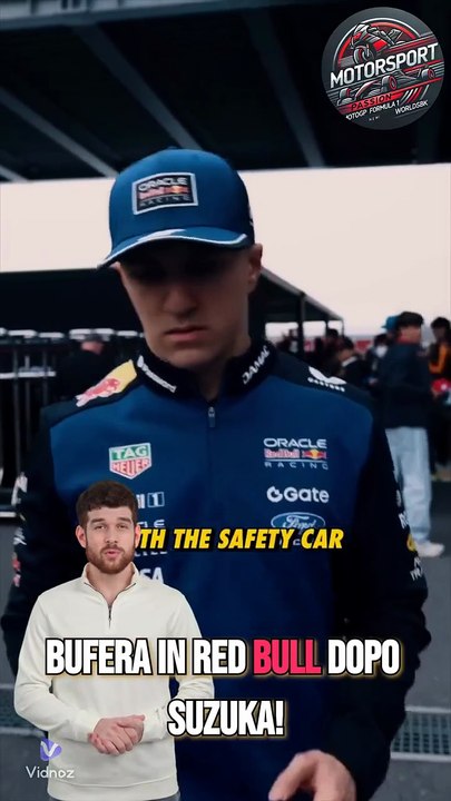 Red Bull: Hadjar a valanga! 🏎️❌ #hadjar #suzuka #f1