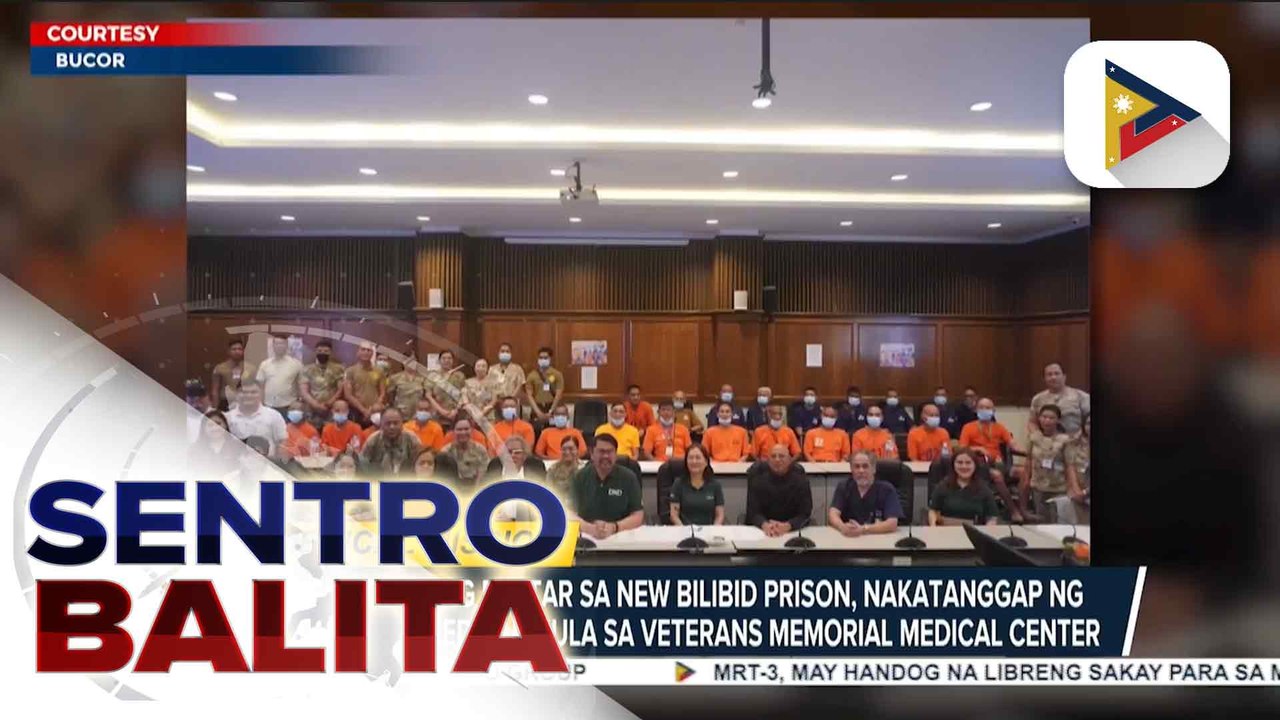 Higit 30 dating militar sa New Bilibid Prison, nakatanggap ng serbisyong medikal mula sa Veterans Memorial Medical Center