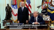 Iran, Trump: «Benzina a 4$? Almeno un Paese non ci lancerà un'arma nucleare tra sei mesi»