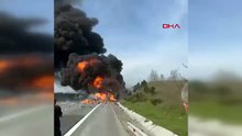 İstanbul- Çatalca'da TIR yangını; Kuzey Marmara Otoyolu trafiğe kapandı- 3 / Ek görüntü