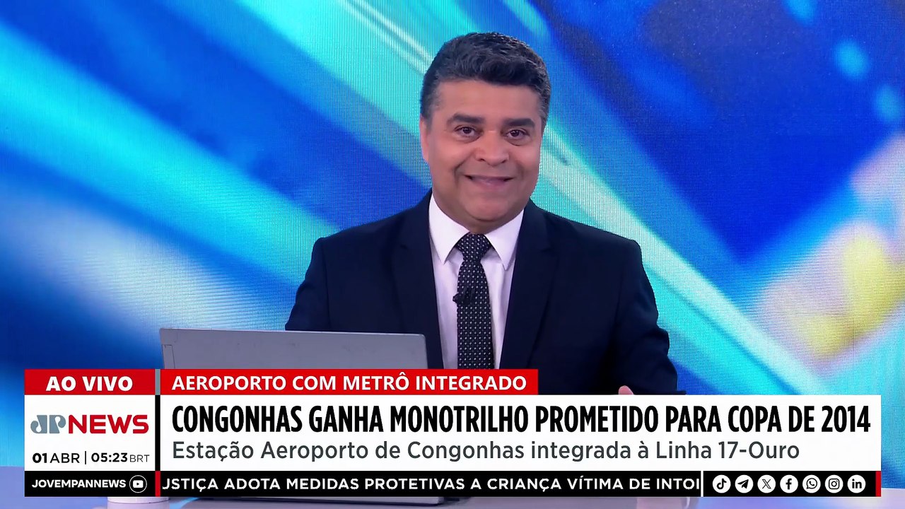 Congonhas inaugura monotrilho e ganha conexão com o metrô de SP