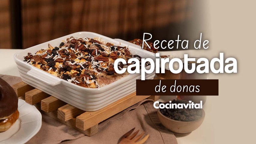 Receta de capirotada de donas ¡En 4 pasos!