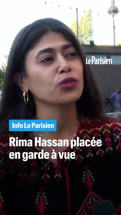 Rima Hassan en garde à vue pour apologie du terrorisme