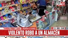 Violento robo en un almacén: "Tranquila porque te quemo"