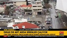 CNN TÜRK aktardı: İsrail'de art arda sirenler çalıyor