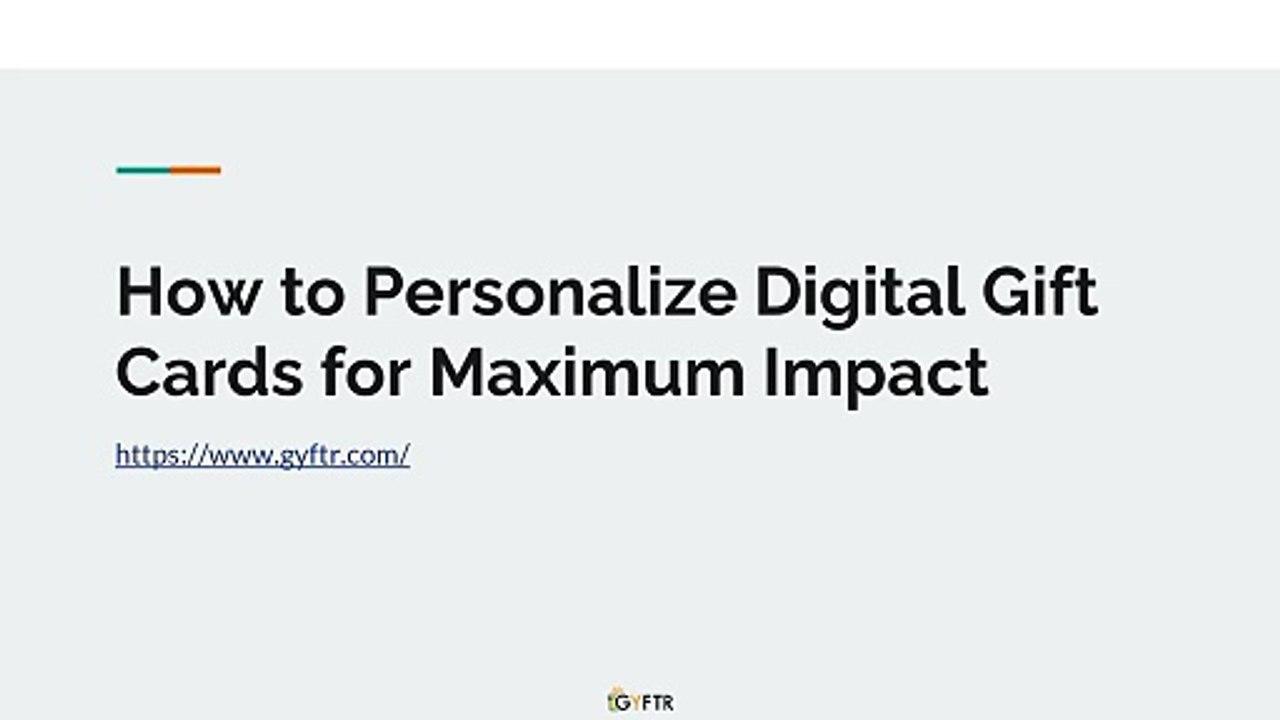 How to Personalize Digital Gift Cards for Maximum Impact