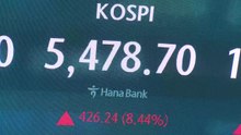 '종전 기대' 고조...코스피 8%·코스닥 6% 폭등 / YTN