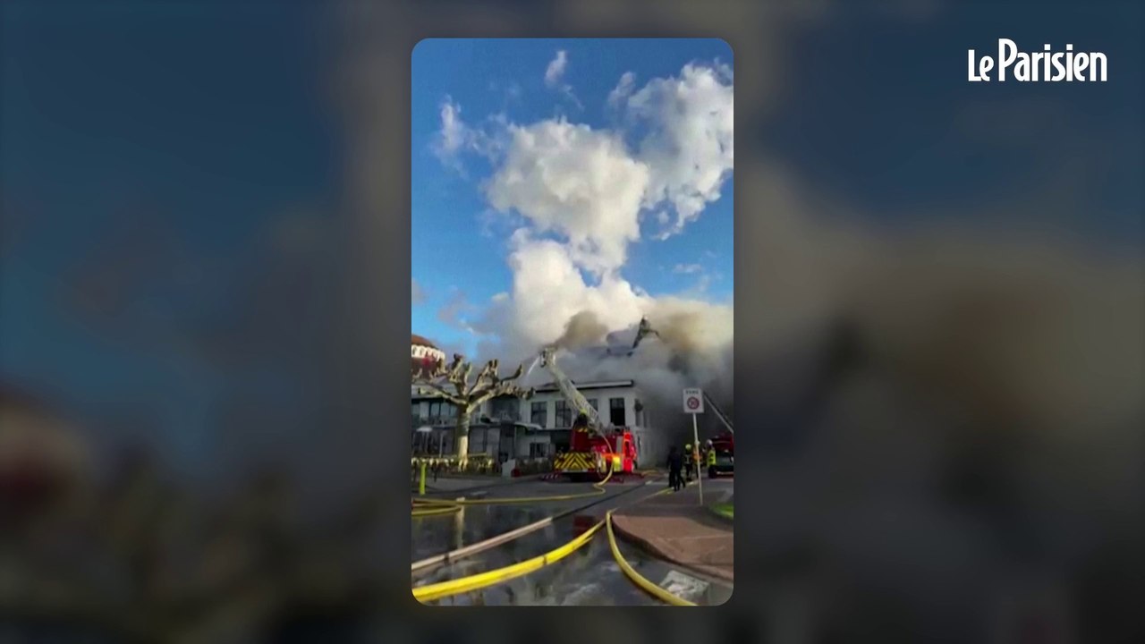 Le casino d’Évian-les-Bains partiellement détruit par un incendie
