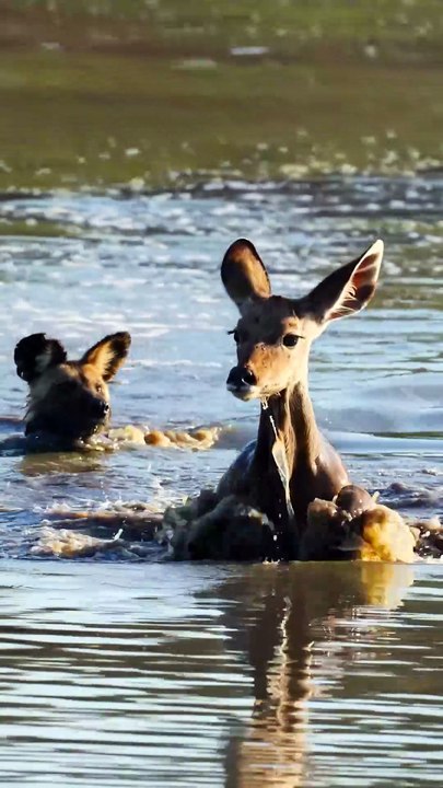 Epic Predator Prey Chase Moments Wild