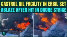 Castrol Oil Warehouses Fire BREAKING: British Oil Site In Flames in Iraq; Loud Explosions Followed