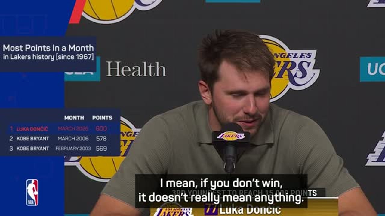 Doncic focused on winning after breaking Kobe Bryant record