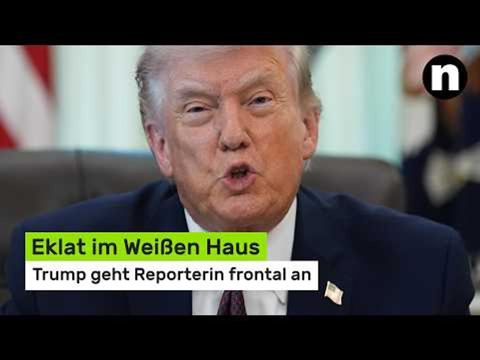 Eklat im Weißen Haus - Trump geht Reporterin frontal an