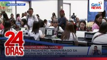 Ilang pasahero, naninibago sa pagkuha ng ticket online | 24 Oras