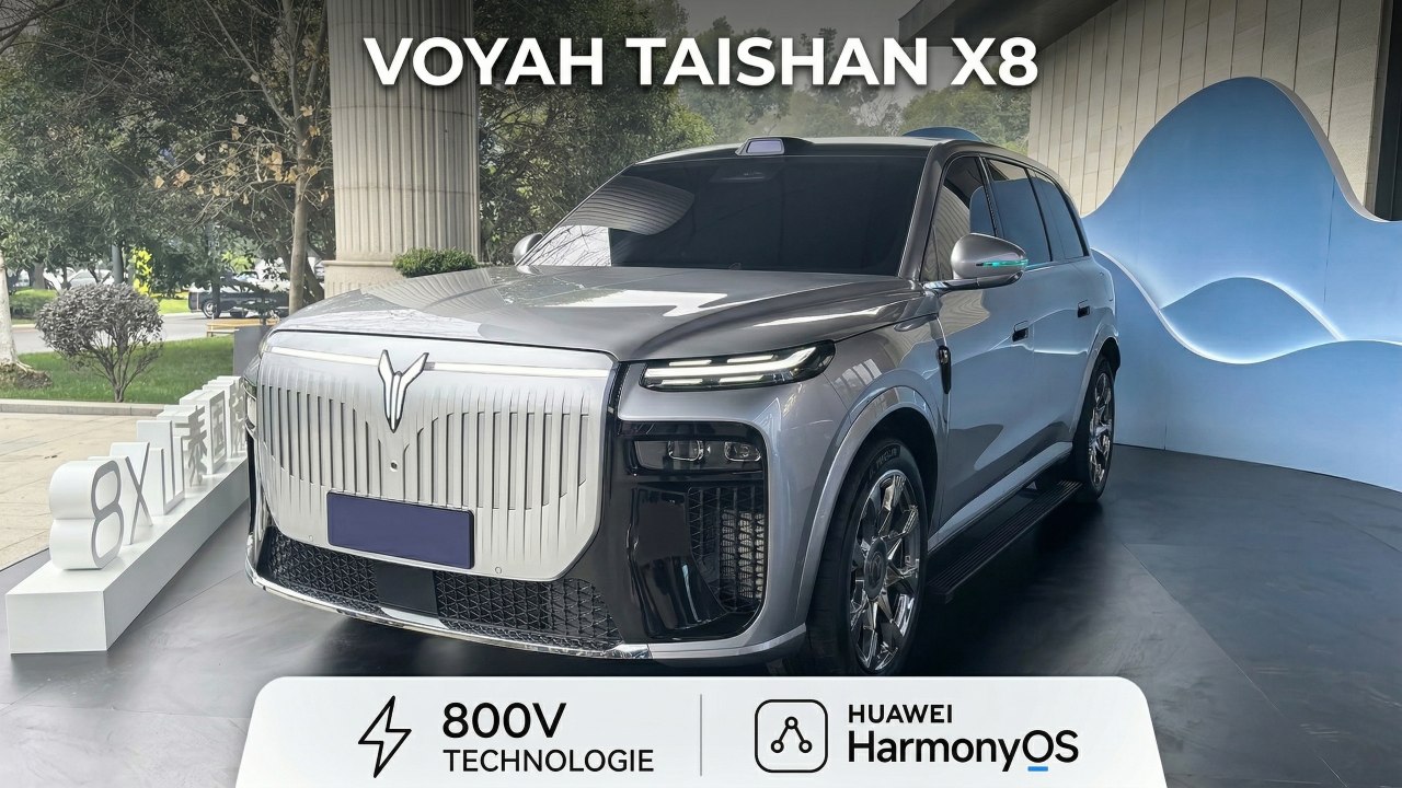 Voyah Taishan X8: Premium-SUV greift BYD & Zeekr Konkurrenz an