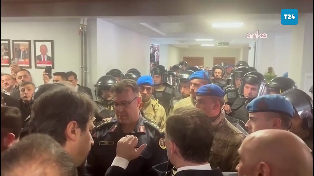 Zonguldak İl Genel Meclisi seçimlerinde CHP'nin oyları iptal edildi: Jandarma ile CHP'liler arasında arbede!