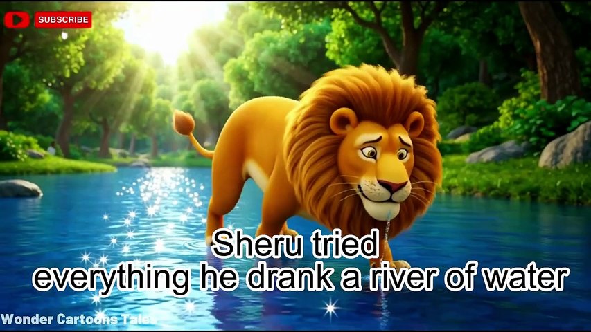The Lion's Funny Hiccups __ A Smart Mouse Story __ Inspirational Cartoon.