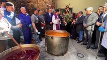 Bendición del Santo Potajero en La Bañeza