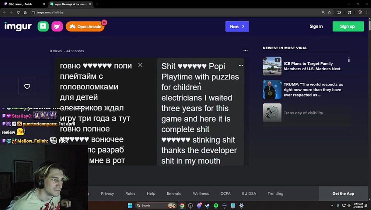 Just Chatting #375: "russian review"