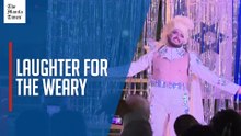 Drag queens perform in Tel Aviv shelter